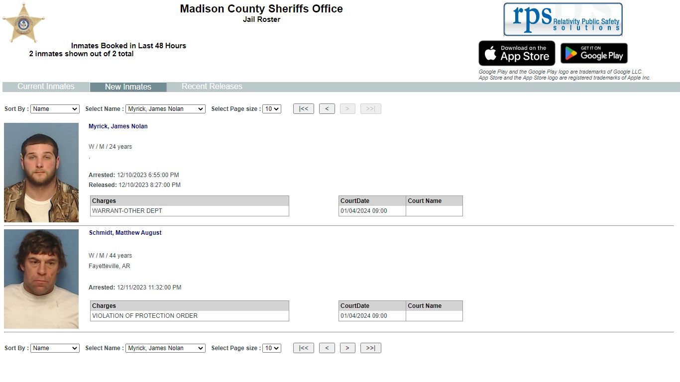 List Inmates - myr2m.com
